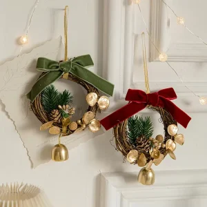 Festival Home Decoration Christmas Decoration Wood Wreaths Christmas Tree Garland Decoration