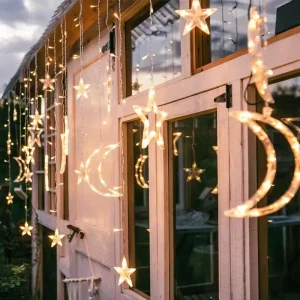 Festival LED IP44 Outdoor Camping Light String Colorful Sparkling Starlight Christmas Day Atmosphere