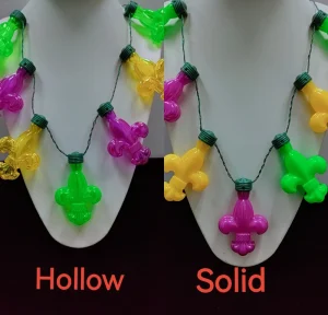 Festival Mardi Gras Beads Necklaces Everyday Party Decoration Plastic Supplies Customization