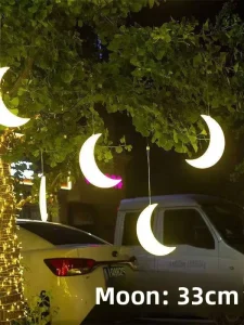 Festival Romance Style IP65 Waterproof LED Outdoor Hanging Tree Lights for Parks Malls & Flower Beds