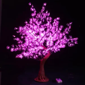 Festival Room Party Wedding Decoration Light Up Simulate Artificial Maple Leaves LED Tree Light