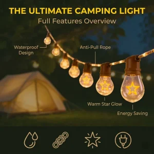Festival Solar LED Twine Connectable String Lights With Custom Patterned Light Bulbs Remote Control Bluetooth Wi Fi Tuya Addable