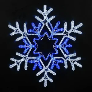 Festival Street Decoration LED Snowflake Lights Outdoor Holiday Lamp Pole Christmas Motif Light for Holiday Decoration