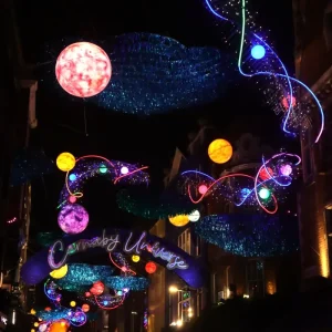 Festival Winter Wonder Garden Holiday Light Show Giant Iron LED Christmas Tree Sculpture Lighting Thanksgiving Valentine’s Day