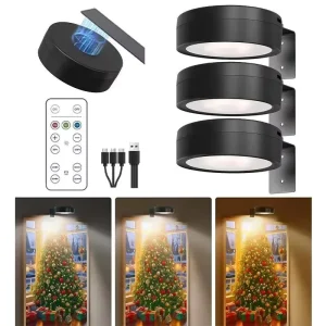 Festive Atmosphere Lighting Wall Lights with Remote Control Home Wall Decoration Painting Lights LED Art Display Lamps