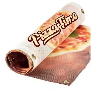 Festive Banner Custom Promotional Gift Set Polyester Fabric Backdrops Hanging Decorations for Sports Events