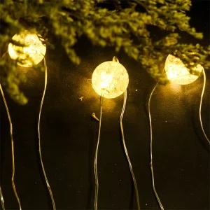 Festive LED Fairy Copper String Christmas Decoration Lights 2M 20 LED String Light Battery Operated