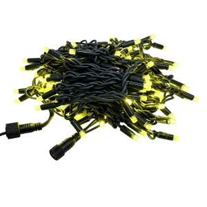 Festive Lights 10m Connectable Outdoor LED Fairy Lights IP68 Rubber Black Cable for Wedding