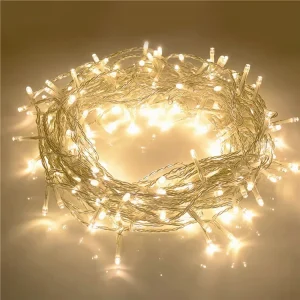 Festive Outdoor Christmas Decorations IP65 Rated Colorful LED Fairy String Lights Garland for Holiday Lighting