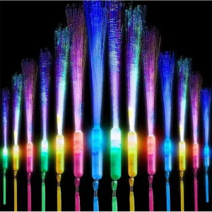 Fiber Optic Wands Light up Wands Glow Wands Led Sticks Bulk Glow Stick for Birthday Bridal Shower Wedding Favors Party Supplies
