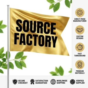 Flag Banners Custom Made Custom Printed Polyester 3×5 Marketing Free Sample for Store Y