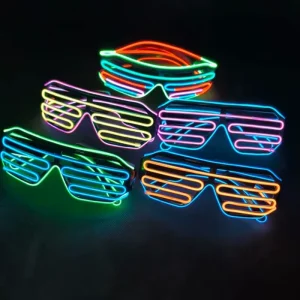 Flashing LED Glasses Fashion Nightclub Glowing Dance Party Costume for Ramadan Party Decorations