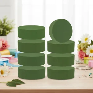 Floral Foam Cylinder Fresh Flower Arrangements Eco Friendly Long Lasting Wet Foam Holds Water for Graduation Father’s Day