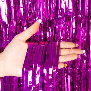 Floral Tassel Door Curtain Birthday Wedding Party Decor Rain Silk Background Room Decoration Supplies