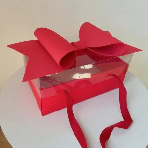 Flower Gift Box Bowknot Love You Flower Gift Boxes Mother Valentines Day Rose Packaging Box Luxury Bow Draw