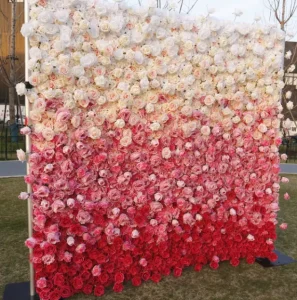 Flower Panel Wedding Decoration Flower Sculpture Metal Artificial Decoration Wedding Party Decorating Flower Pop Art