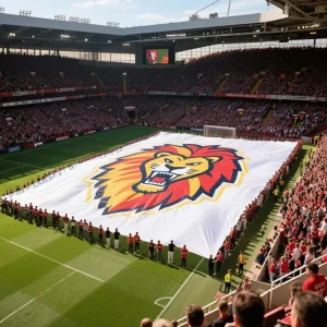 Football Club Banner Flag Campaign Side Court Banner Full Color Printed Soccer Fan Cheering Sports Meeting Banner for Team Event