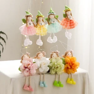 Fresh Easter Spring Floral Hanging Ornaments for Festive Party Atmosphere Home Garden Decorations