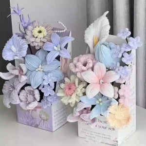 Fresh Simple Sunflower Tulip Flower Box DIY Craft Kit Twist Stick High Quality Outdoor Use Luxury Gift for Girlfriend Best