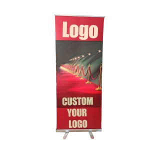 Full Color Custom Logo Printed Portable Foldable Roll up Banner 60×160 for Trade Show Exhibition Advertising Display