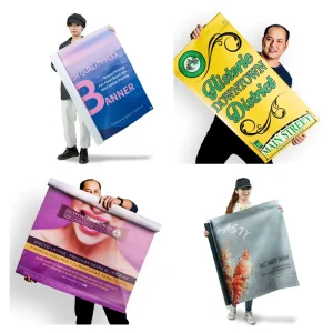 Full Color Outdoor Tarpaulin Matte PVC Mesh Banner Printing Christmas Poster Banner