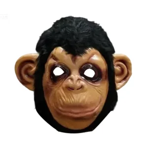 Full Face Monkey Halloween Decorative Animal Costume for Parties Cosplay Breathable Trendy Adult Mask