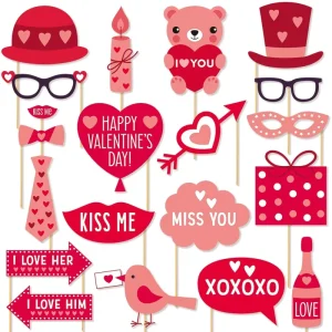 Fun Photo Props for Memorable Moments Valentine’s Day Party Decorations and Wedding Parties Essential Supplies