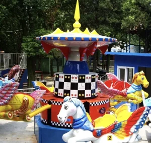 Funfair Attraction Carnival Family Game Theme Machine Crazy Jumping Bouncing Car Kids Fun Amusement Park Ride for Children Adult