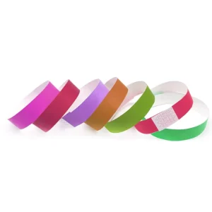Funny Creative Gifts Disposable Tyvek Wristband Custom Colorful Tyvek Paper Wristband for Event