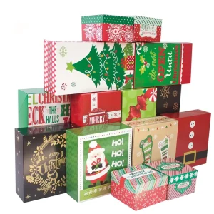 Funny Decorative Paper Gift Boxes with Lids Ideal for Holiday Party Decoration and Daily Gift Packaging