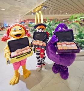 Funny Inflatable Wearable Character Costume Custom Cartoon Mascot Air Suit for Halloween Cosplay Show