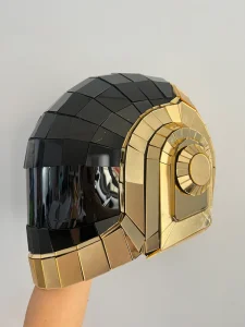 Futuristic Mirror Daft Punk Helmet Reflective Mirror DJ Mask for EDM Festivals & Parties