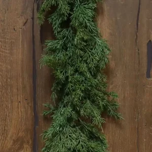 Garden Factory Christmas Nature Look Artificial Pine Real Touch Norfolk Cedar Garland Tree Vines for Halloween Graduation