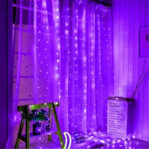 Garland Curtain Room Christmas Wedding Lights Curtains Home Festoon LED Fairy Lights