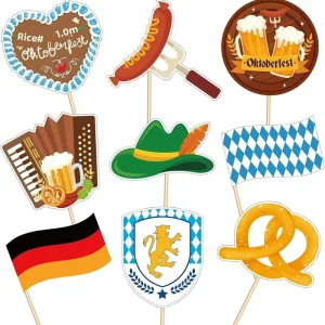 German Munich Oktoberfest Party Cake Topper Paper Decoration