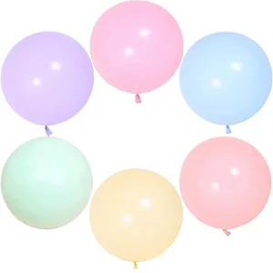 Giant 24 inch Helium Macaron Pastel Color Thickened Ballon Valentine’s Day Birthday Wedding Decorations 24inch Party Balloon