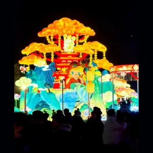Giant Chinese IP Myth Lantern Set Graduation Waterproof Reusable Chinese New Year Traditional Festival Chinese Character Lantern