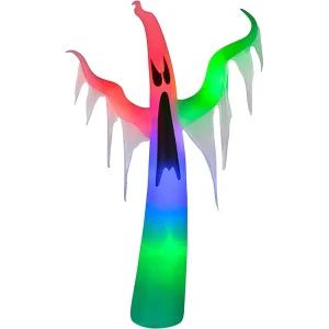 Giant Holiday Halloween Decoration Inflatable Ghost Inflatable Yard Decorations With LED Changing Light