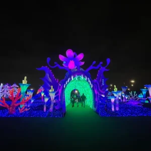 Giant Landscaping Festival Winter Wonder Tree Garden Light Show Holiday Light Sculpture Graduation Thanksgiving Lighting