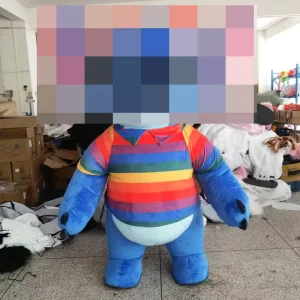 Giant Size Custom Inflatable Plush Mascot Costume Cute Walking Cartoon Toy for Events Parades & Festivals