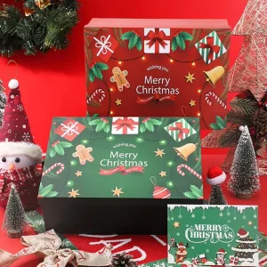 Gift Box Creative Large Empty Folding Christmas Paper Package Box for Scarf Cup Packaging