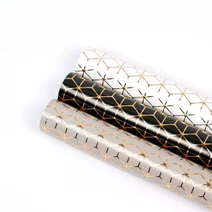 Gift Packaging Wrapping Paper Double Side Coated Geometric Gilding Holiday Christmas Packaging Gift Wrapping Paper
