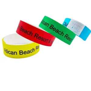 Gifts Custom Arm Band Event and Party Supplies Festival Bracelet Waterproof Disposable Paper Tyvek Wristband