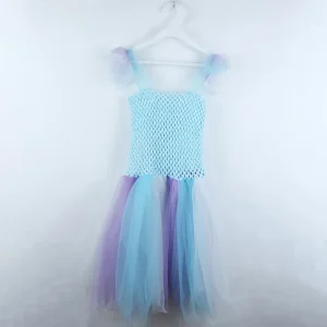 Girls Mermaid Princess Cosplay Dress Halloween Costume Kids Holiday Stage Performance Party Outfit