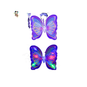Girls Party Costume Princess Led Light up Butterfly Wings for Kids HPC 2945