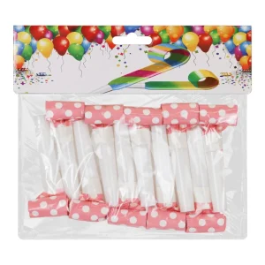Glitter Metallic Fringed Noise Maker Musical Blowouts Whistle for Kids Birthday Baby Shower New Year Favor Party Blower