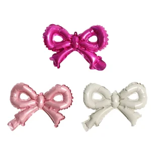 Global Mini Bowknot Foil Balloons Birthday Wedding Ceremony Party and Other Festival Days Party Decoration Supplies