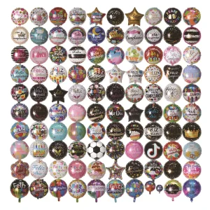Globos Al Por Mayor Feliz Cumpleanos Helio Single 18inch Happy Birthday Foil Balloons