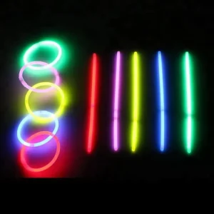 Glow in the Dark Neon Glow Sticks 100 Pieces Pack 8 Inch Glow Stick Bracelet for Party