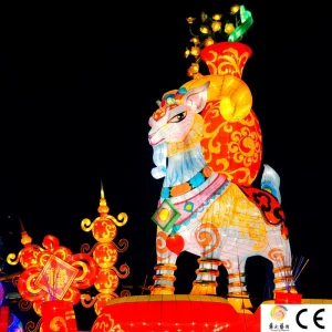 Glowing Animal Wall Decorations for Outdoor Festive Occasions Halloween Chinese New Year Valentine’s Day for Theme Parks Public